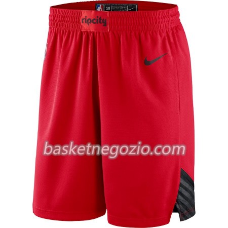 Portland Trail Blazers Uomo Pantaloncini Rosso 2018-19 Nike Swingman